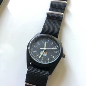 HEAD PORTER x smart Black Military Watch